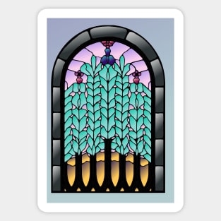 Stained Glass 20 (Style:12) Sticker